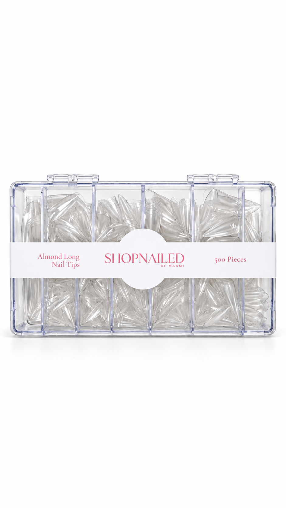 Almond Long Nail Tips Box