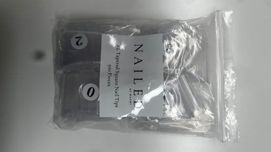 XL TAPERED SQUARE NAIL TIPS (bags)