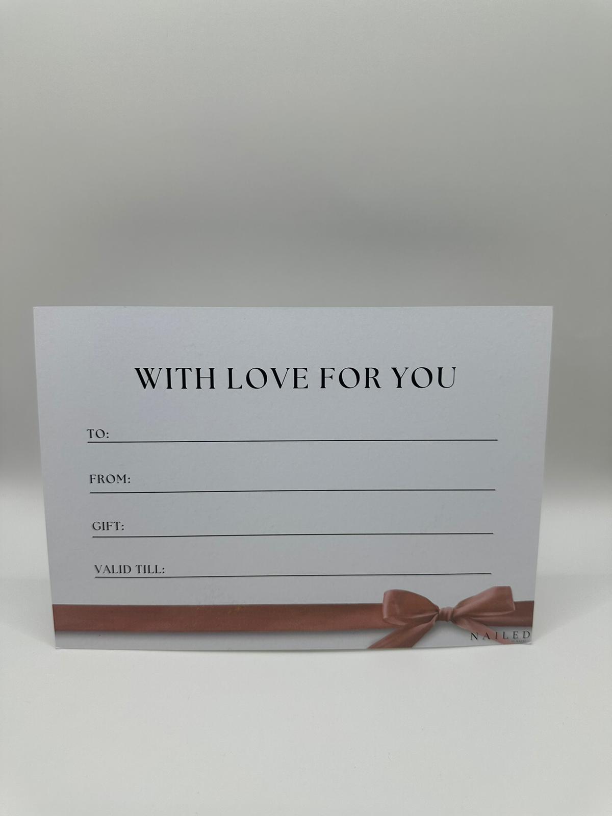 VOUCHER GIFTCARD