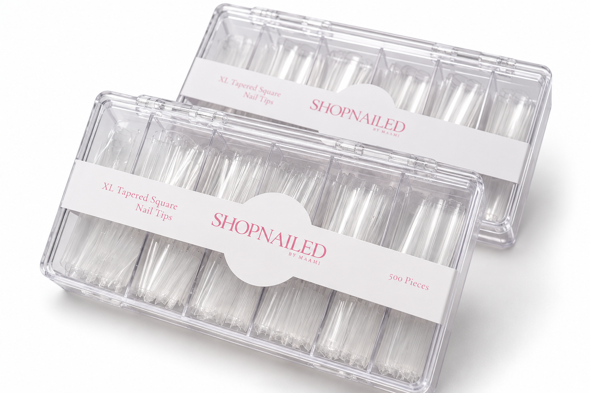 XL TAPERED SQUARE NAIL TIPS BOX